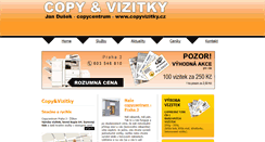 Desktop Screenshot of copyvizitky.cz